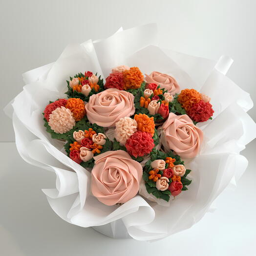 BouqCake Coral Enchanted