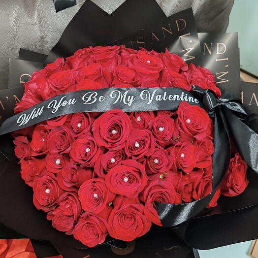 Ramo cinta personalizada- amor en flor