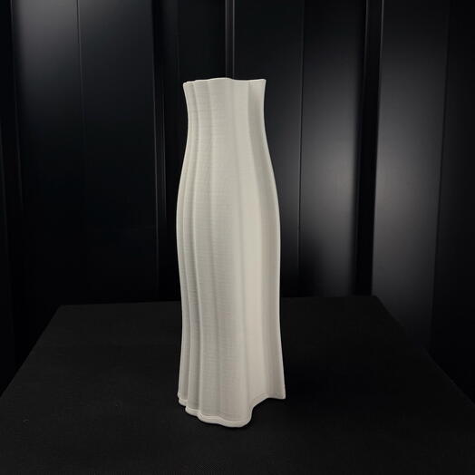 Cerámica estampada Gingko blanco