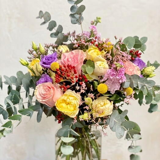Ramo flor con rosas