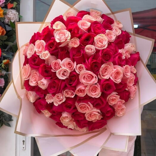 Ramo 100 rosas mixtas