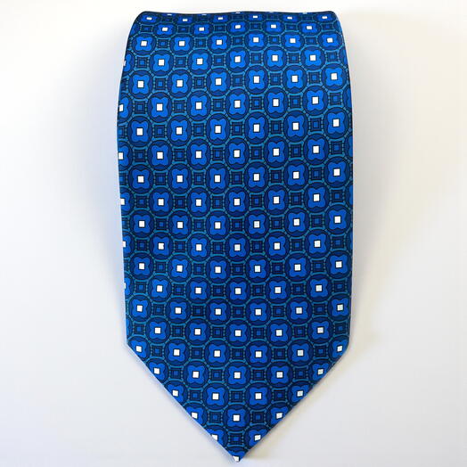 Corbata azul electrico