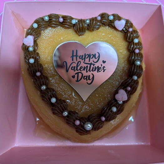 Flan napolitano of heart individual