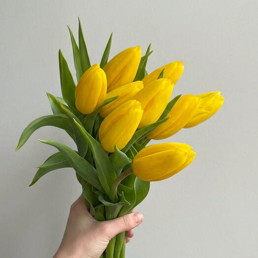 Ramo de Tulipanes Amarillos