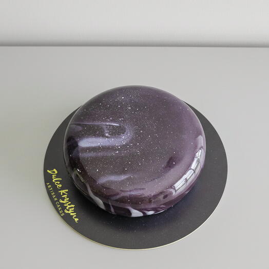 Galactic Mirror Mousse Cake