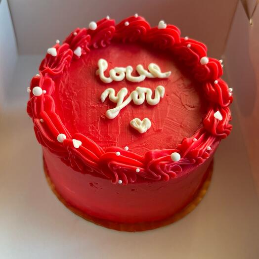 Mini tarta san Valentin