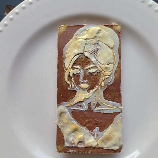 Tableta de chocolate "Mujer Elegante -Edicion "Dia de la madre"