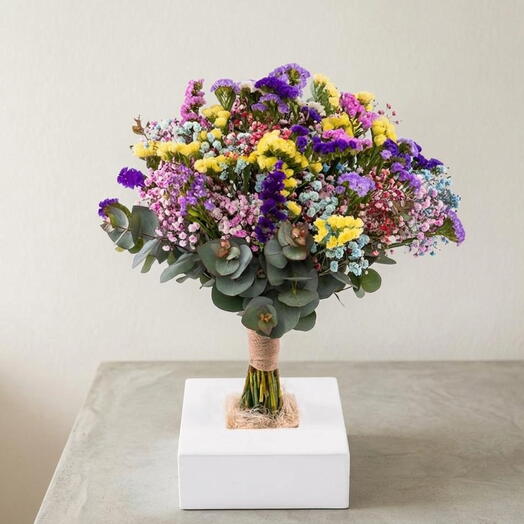 Ramo Silvestre Multicolor con Flores Secas