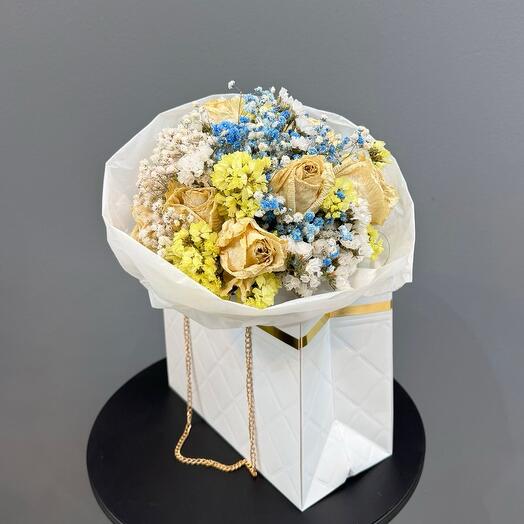 Ramo de flores secas