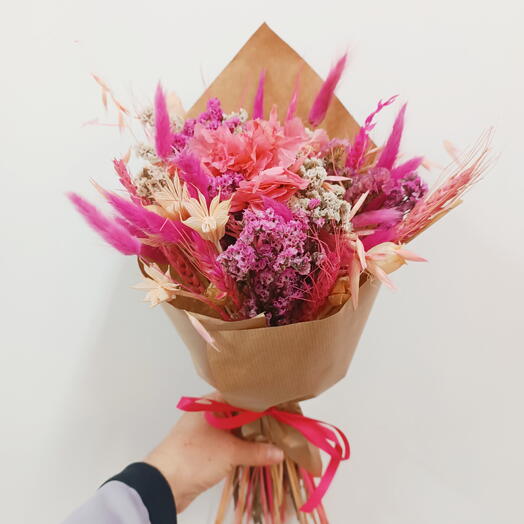 Ramo seco fucsia