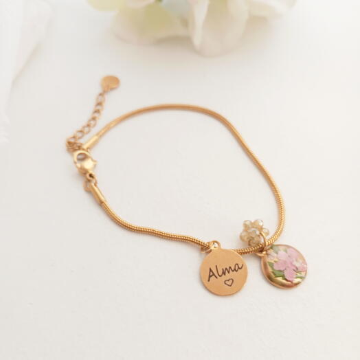 Pulsera FLOR y VIDA