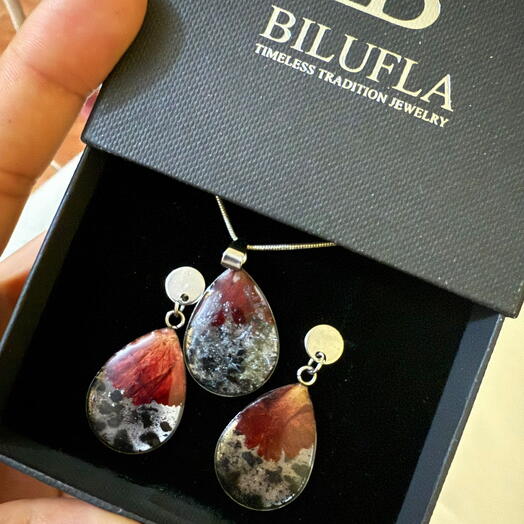 Liberdade - Conjunto Pendientes   Anillo