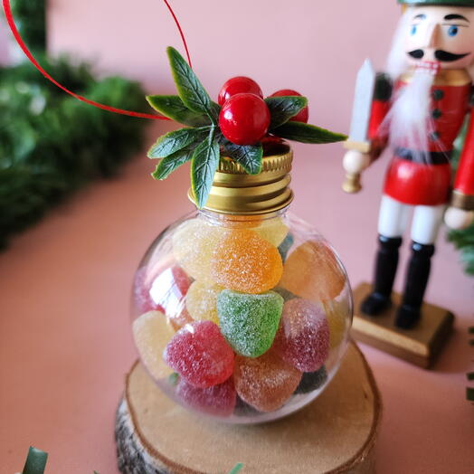 Colgante esfera rellena