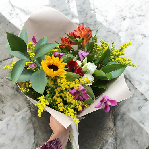 Colorfull + girasol. Size Medium