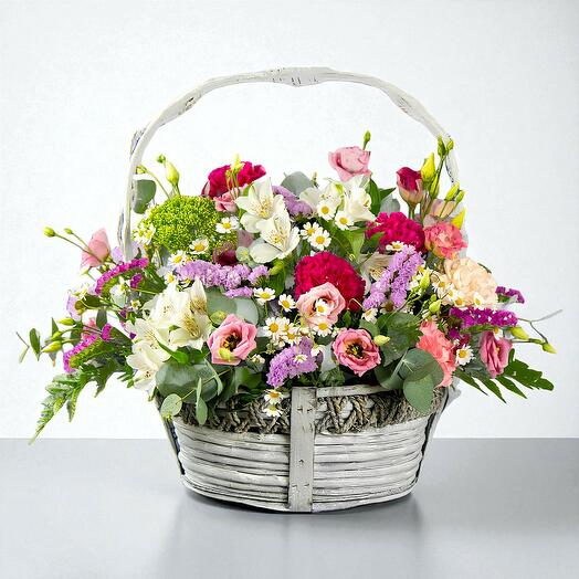 Cesta de flores Campera