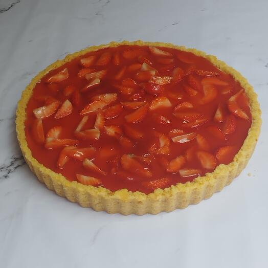 Tarta de queso con fresa