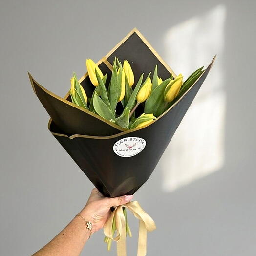 Ramo tulipanes amarillos