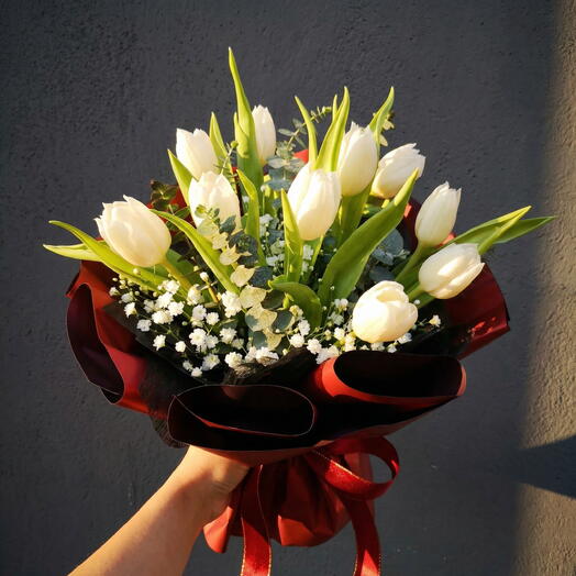 Ramos de tulipanes