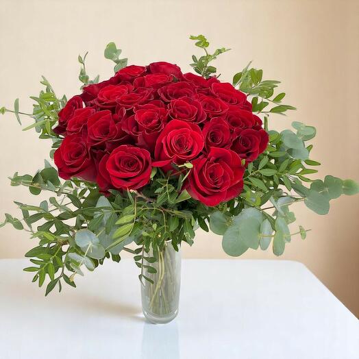 Sorpresa 24 rosas rojas