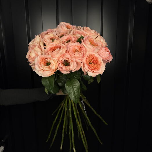 Ramo de rosas mandarinas 20ud