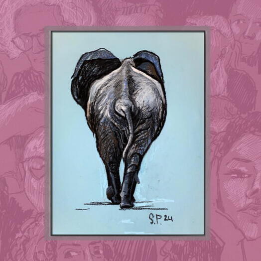 Certificado de regalo digital para pintura de mascota por Sabina Pyrayeva