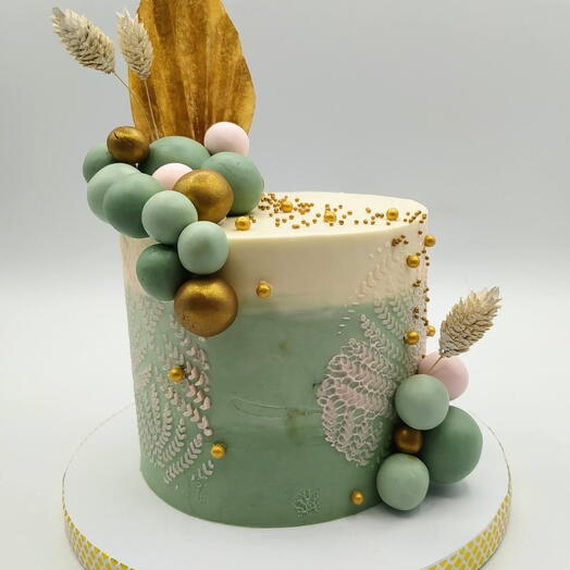 Tarta Decoracion Esferas 10 raciones