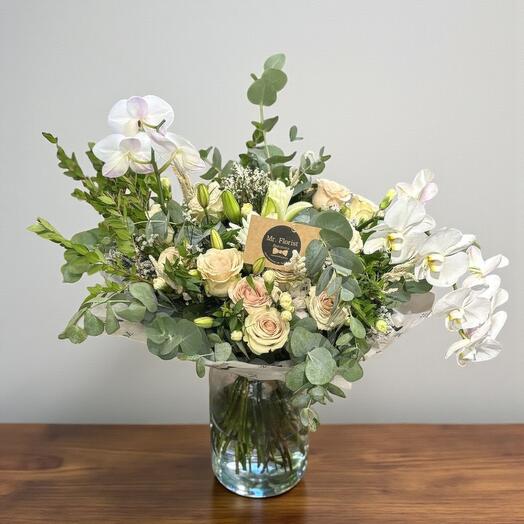 Ramo flores y orquideas