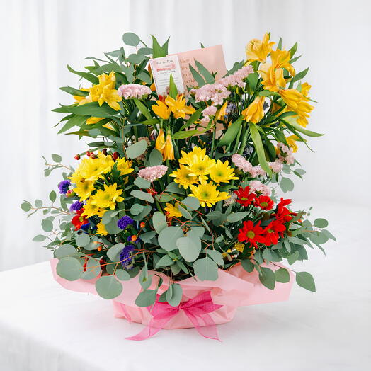 Ramo Grande de Flores Variadas de Temporada