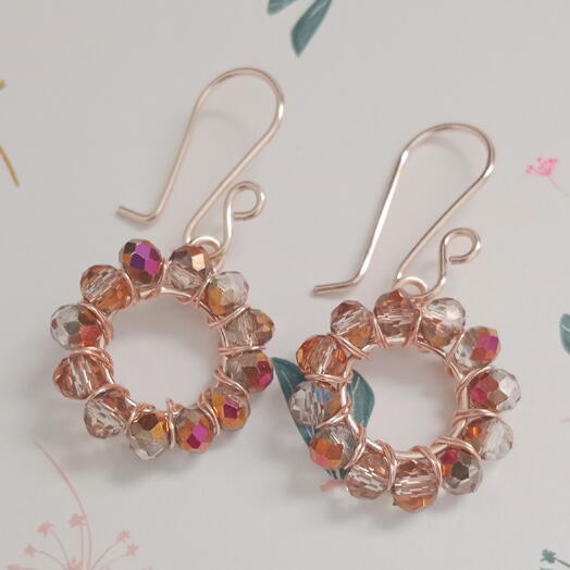 Aretes "Tornasol"