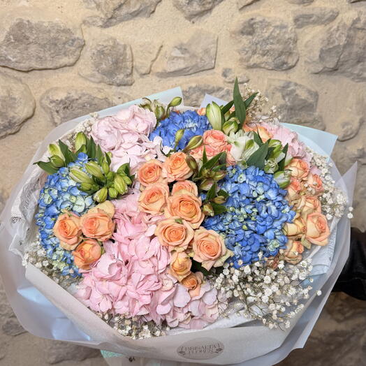 Bouquet Suave de Hortensias