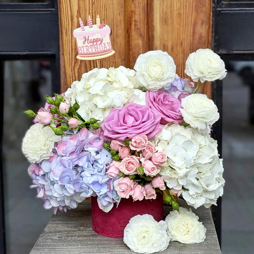 Happy Birthday Floral Box