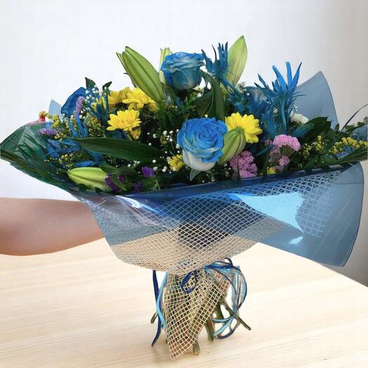 Bouquet bleu
