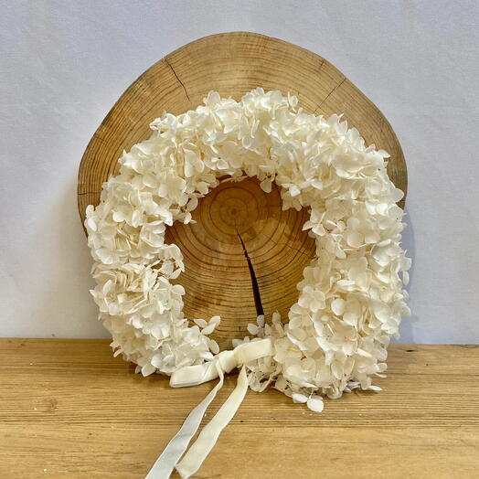 ВЕНОК ИЗ СТАБИЛИЗИРОВАННОЙ ГОРТЕНЗИИ