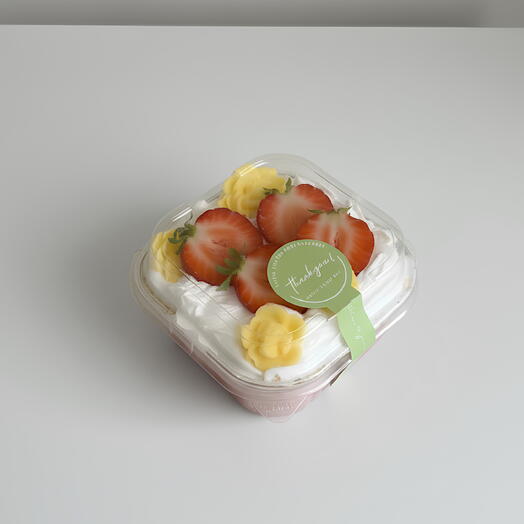 Tres leches individuales fresas