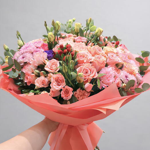 Delicada armonia rosada