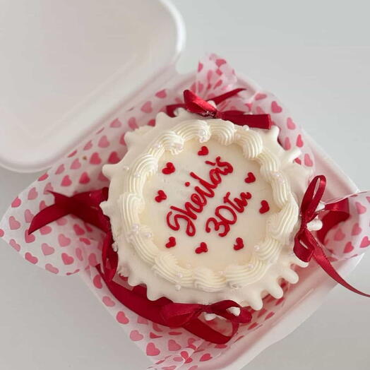 Tarta bento vintage coquette