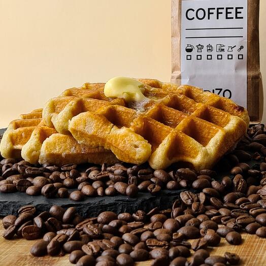 Waffles Belgas Cafe de Postre