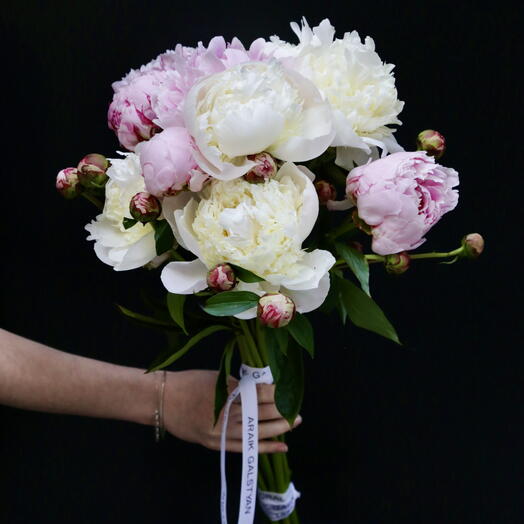 Ramo de 15 Peonias ARAIK GALSTYAN