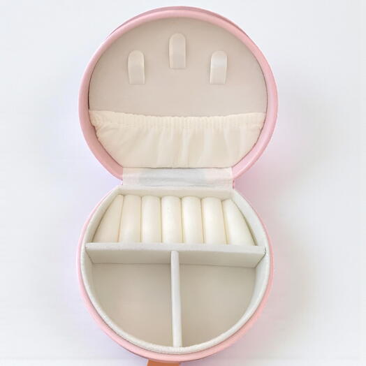 Розовая шкатулка для украшений