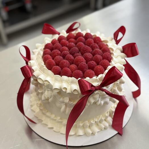 Pastel de terciopelo rojo