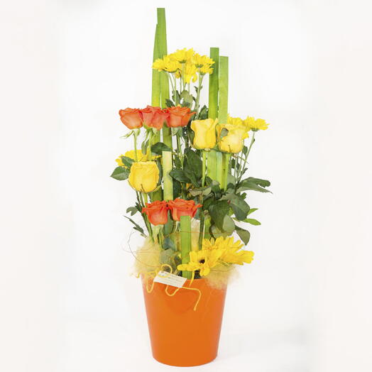 Vertical Floral Centerpiece
