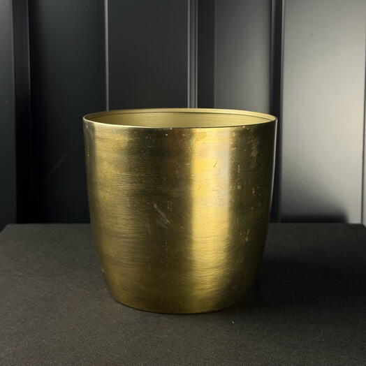 Macetero metal oro antiguo de ARAIK GALSTYAN