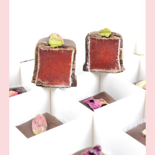 Vegan Chocolate covered Turkish Delights