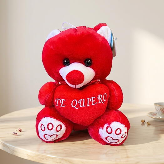 Oso rojo te quiero