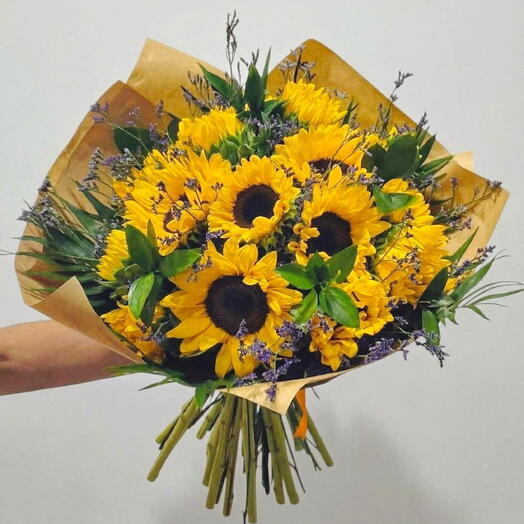 Ramo de girasoles