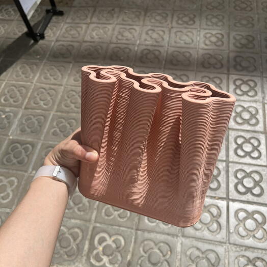 jarrón cerámico impreso en 3D-ADDIS-arcilla