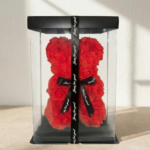 Osito de Rosas con Caja