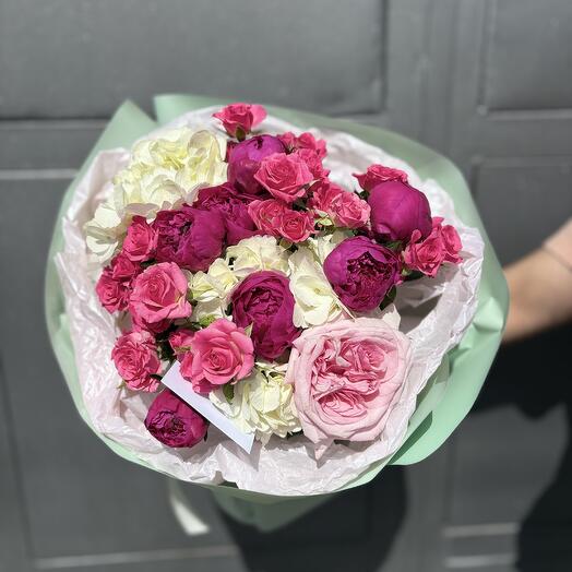 Rosas spray con mix Flores