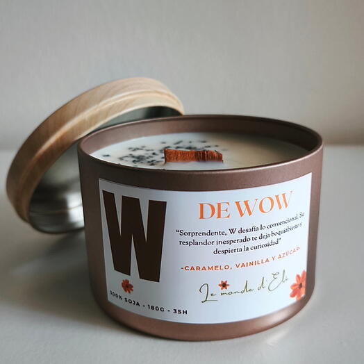 Vela aromatica W de Wow 180g