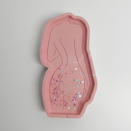 Bandeja "Silueta mujer"